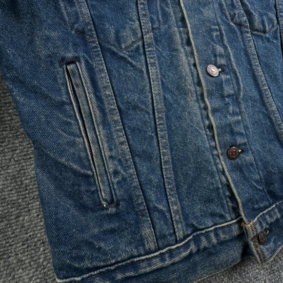 VTG LEVIS Trucker Jacket 70506-0216 Denim Type 3 USA Blue FACT. 527 Size 34 - Picture 9 of 16